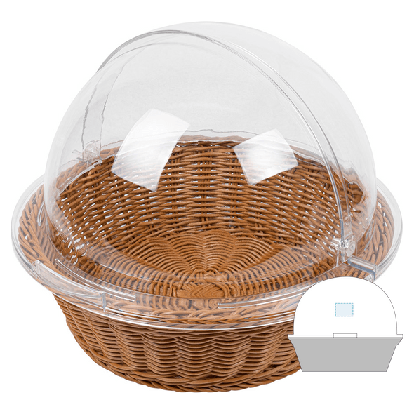 Similar Wicker Basket with Brown Dome PP